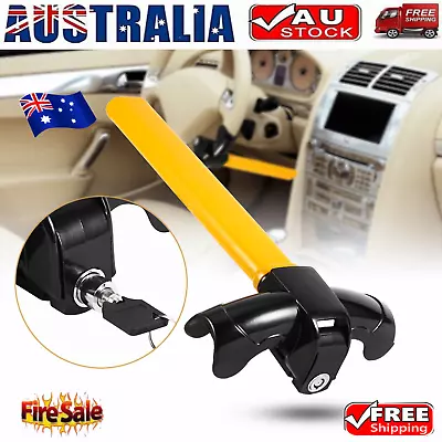 Universal Car Steering Wheel Lock Anti Theft Security The Club Clamp Heavy Duty' • $22.95