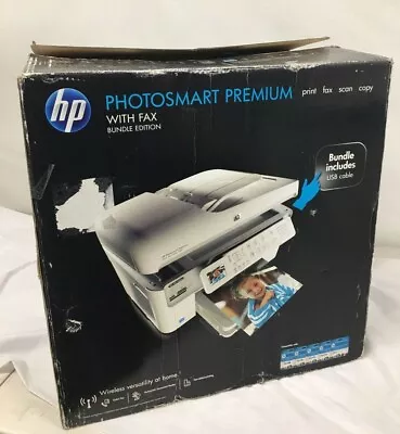 $49.98 • Buy HP Photosmart Premium W/ Fax Bundle | CC336A | All-In-One Inkjet Printer ***PART
