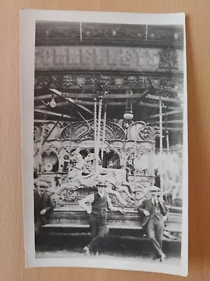 Connelley Bros Marenghi Organ And Merry-go-Round. Postcard-sized Photograph. • £20