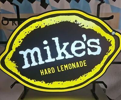 Mike's Hard Lemonade LED Faux Neon  Beer Sign Wall Or Window Display.  • $174.95