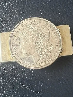 1921 One Dollar Coin Money Clip. • $80