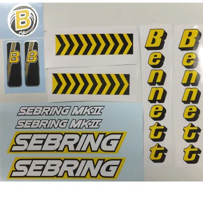 Bennett Sebring Mk11 Decals For Vintage Retro Bicycle One Set Only  • $58