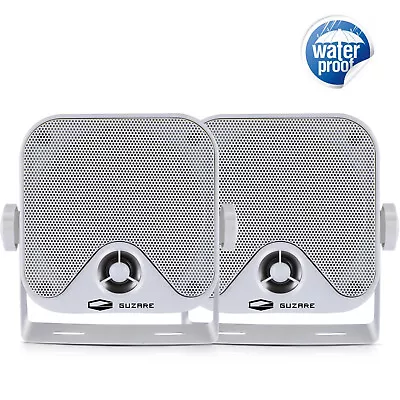 £24.99 • Buy Marine Waterproof Outdoor Speakers Heavy Duty Box Speakers For Boat Yacht