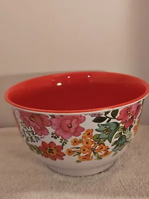 Pioneer Woman ~ Large Melamine Mixing Bowl ~ Non-Slip ~ No Lid ~Floral Design • $9