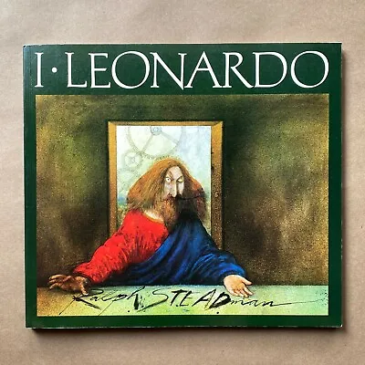 Ralph Steadman Signed Sketch Inscribed I Leonardo 1988 1st Paperback Art Book • £237.26