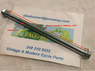 Maico 5 Speed Swingarm Pivot Bolt Axle 1976 - 1984 AW Magnum Mega I Mega II NEW! • $30