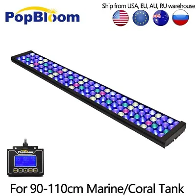 PopBloom Led Aquarium Light Full Spectrum For 36 / 90cm Reef Coral Marine Tank • $271.99