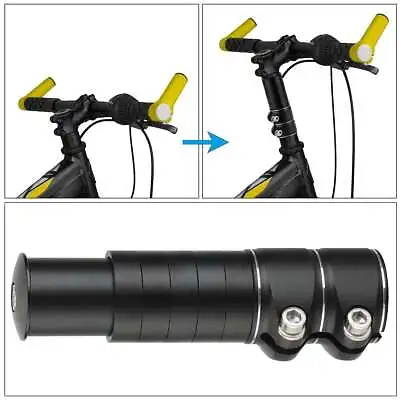 Mountain Bike Handlebar Extender Adaptor Tube Front Fork Stem Riser Extension US • $9.89