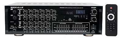 Rockville SingMix 45 1000 Watt Powered Mixer Amplifier Amp W/Bluetooth/USB/Echo • $129.95