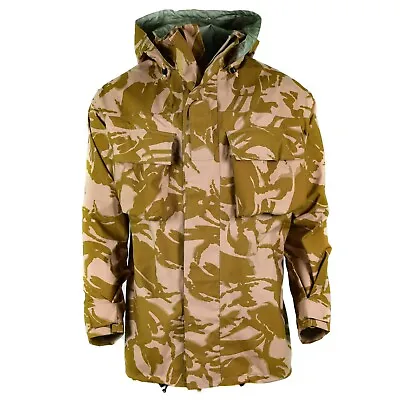 Genuine British Army Combat Jacket Desert Camo MVP Goretex Waterproof Rain NEW • $52.72