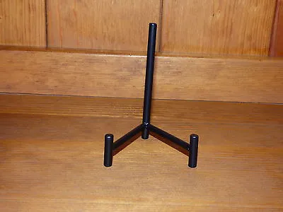 Ceramic Art Tile Plate Coaster Stand Display Holder Heavy Duty Black Metal New • $8.99