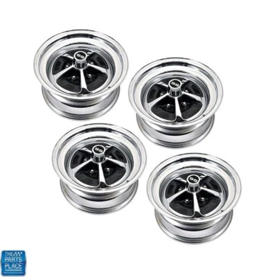 $1109.99 • Buy 69-70 Camaro Nova Chevelle SS Chrome Plated Wheels Set 15 X 7 & 15 X 8 New
