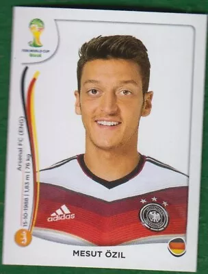 2014 Panini Brasil World Cup Album Sticker #499 Germany MESUT OZIL • $0.25