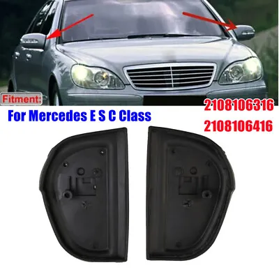 Rear View Mirror Gasket Rubber Seal Pads For Mercedes W140 W202 W210 2108106316 • $16.99