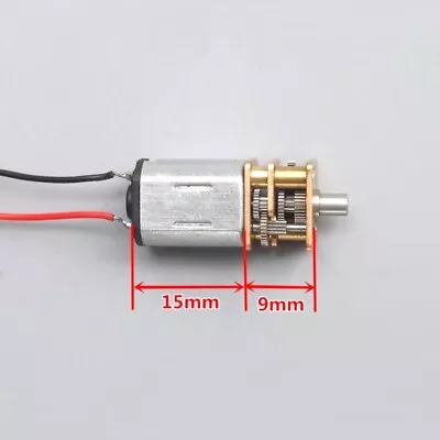 10pcs Durable N20 Miniature DC Geared Motor 5V D-Shaft Reduction Gear Motors • $14.18