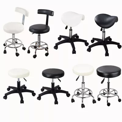 BeautySpa Salon Stool Gas Lift Bar Hairdressing Barber Tattoo Massage Chair Seat • £35.95