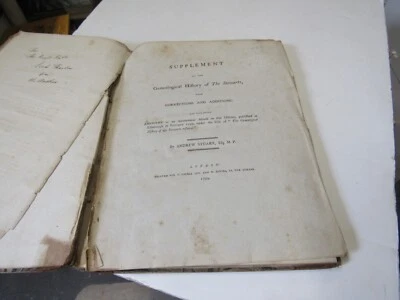 £7.97 • Buy 1799 English Genealogy, History Of The Stewarts Supplement