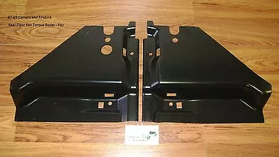 Rear Floor Pan Torque Boxes Pair Leaf Spring Brace Frame Rail 67 68 69 Camaro  • $98.95