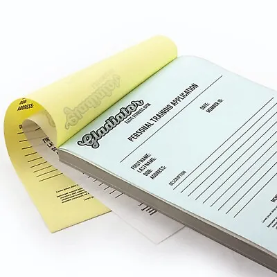 Personalised A5 Duplicate Invoice Book • Order Book • NCR Pad • Receipt Pad • £9.80