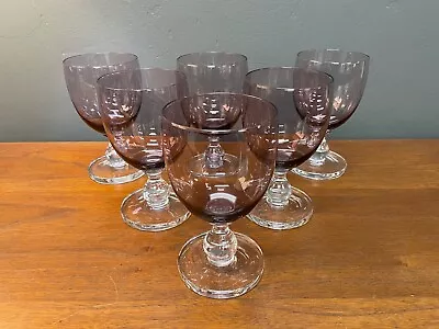 $119 • Buy Dansk HANNAH Amethyst Purple 5.5  Wine Glass - Set Of 6