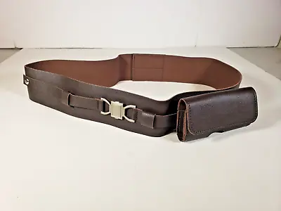 Star Wars Jedi Belt In Dark Brown For Jedi Costume With Pouch 35 Inches • $39.99