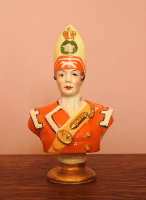 £20 • Buy Rudolf Kammer Porcelain Military Bust Napoleon Grenadier 1760 Soldier