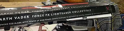 Star Wars Darth Vader Master Replicas Force FX Lightsaber 2007 *SEE DETAILS* • £150