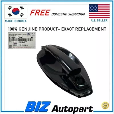 GENUINE ! OUTER DOOR HANDLE FR LH For 2003-2008 HYUNDAI TIBURON # 82650-2C000 • $32.05