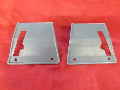 1967 1968 Mustang Fastback Seat Latch Cover R & L WITHOUT Fold Down Seat 67 68 • $39.67