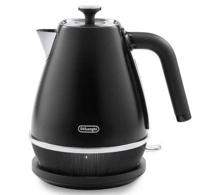 $189 • Buy DeLonghi KBIN2001BK Distinta Moments Kettle W Anti-Scale Filter - Sunset Black