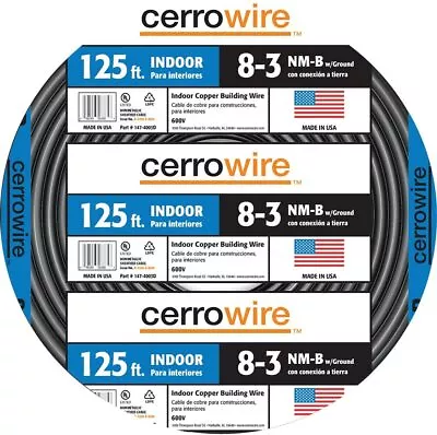 125 Ft 8 3 Romex Wire • $368.99