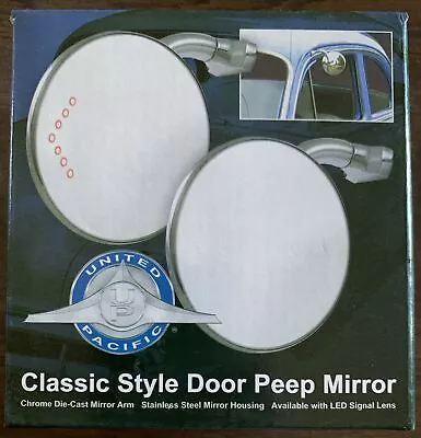 United Pacific Classic Style 4  Door Peep Mirror Left Or Right Side • $27