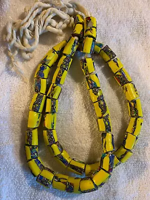 Antique Venetian Necklace Strand - African Trade Beads ~ 30  • $98