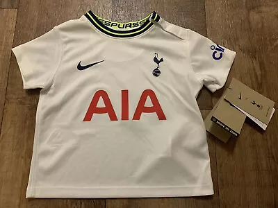 Tottenham Hotspur 2022/2023 Home Mini Shirt Kit Infant Boys Size 12-18 Months BN • £20.99