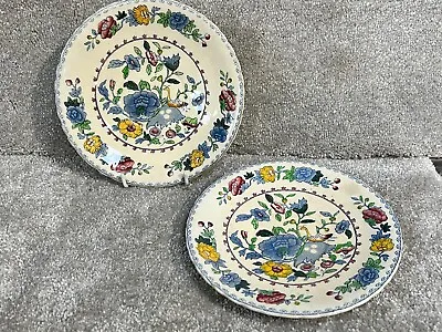 Vintage Antique Side Plates Masons Ironstone Regency Pattern Transferware • £22.99