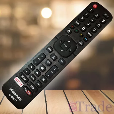 For HISENSE GENUINE Replacement Remote Control / Controller Smart TV EN2B27 • $18.90