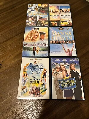 Lot Of 6 DVDs- Family Films Kid Approved 4 Dvd Set Mandie Double Feature & More • $10