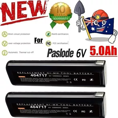 2x 5000mAH For Paslode 6V 404717 Battery 900400 902200 IM50 IM65 IM250 IM350 Ni- • $25.99