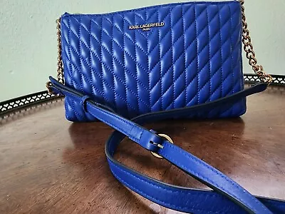 Karl Lagerfeld Blue Handbag • $6.50