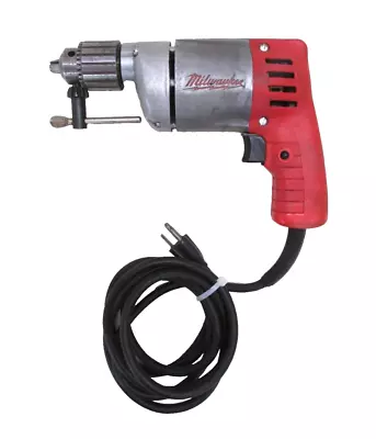 VINTAGE MILWAUKEE TOOLS 3/8  ELECTRIC DRILL CAT No. 0221 • $44.99