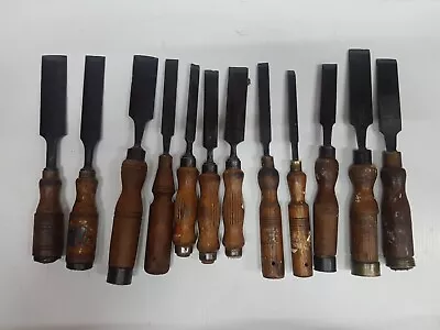 Vintage Wood Chisels E A Berg And English Made X 12 • $114.95