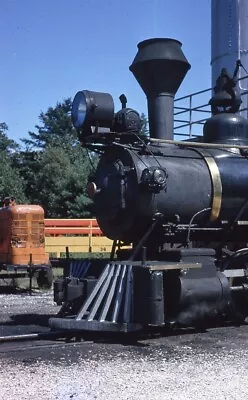 EDAVILLE Railroad Train Steam Locomotive 4 SOUTH CARVER MA Original Photo Slide • $4.79