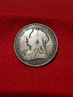 Silver Victoria Crown 1891 Coin • $1.74