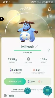 Shiny Miltank Pokemon Trade Go • $16.50