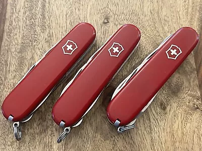 Victorinox Super Tinker Pocket Knife Swiss Army 91mm Nice! (Lot Of 3) ~TASKCo • $64.99