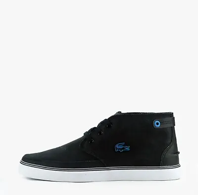 Lacoste Men's Clavel SRM Chukka Boots Shoes Trainers  In Black • £89.99