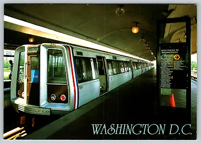 C1970s Washington DC Metro Train Vintage Postcard • $4.99