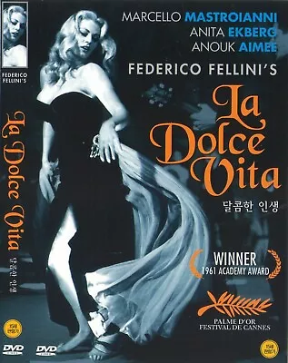 La Dolce Vita (1960) Federico Fellini / Marcello Mastroianni DVD NEW *SAME DAY S • $7.95