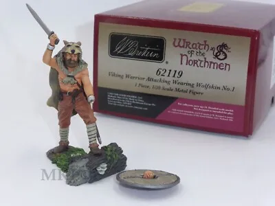 W Britain 62119 Augnarr Viking Warrior Attacking Wearing Wolfskin No.1 DAMAGED • £24.99