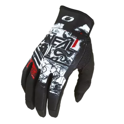 Oneal 2023 Mayhem Scarz Motocross Offroad Dirt Bike Gloves Black/White M030-2 • $11